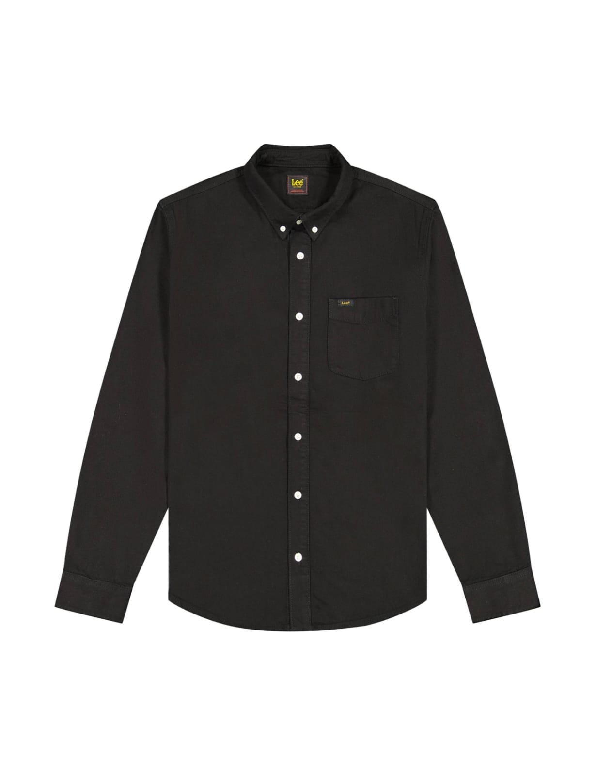 Men’s Black Regular Fit Denim Shirt – Long Sleeve Button-Up - Image 5